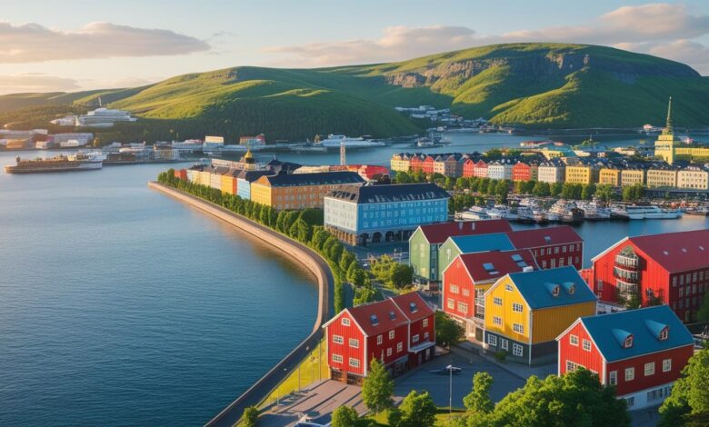 النرويج بلاد الثلج