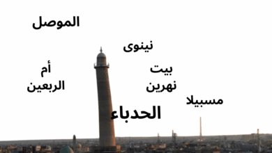 ما هي الأسماء التي عُرفت بها مدينة الموصل عبر العصور ؟